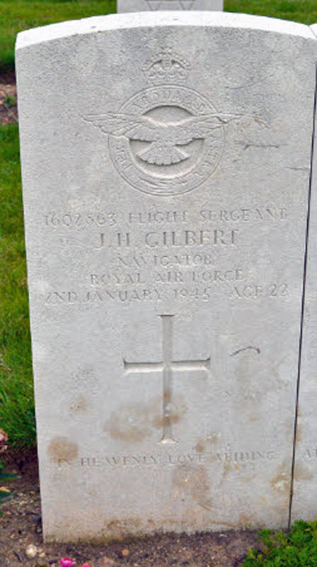 F/Sgt Joseph Henry Gilbert<br/><br /><br />died January 2nd, 1945